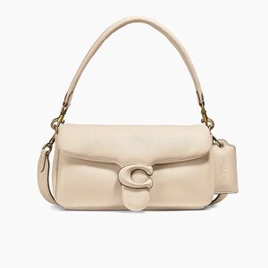 Coach Pillow Tabby 26 Leather Shoulder Bag in Ivory